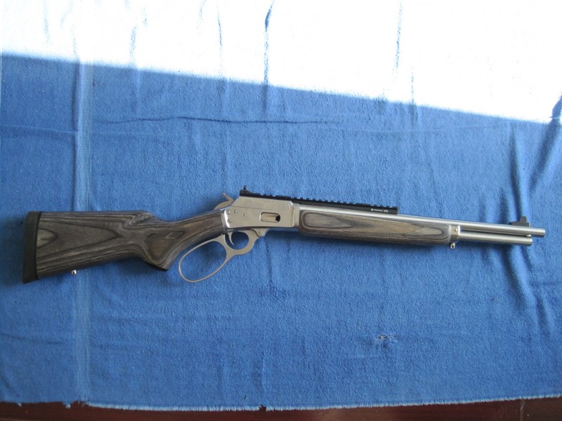 Marlin 1894 SBL in 44 REM.MAG/44 SPL. Stainless steel Lever action.