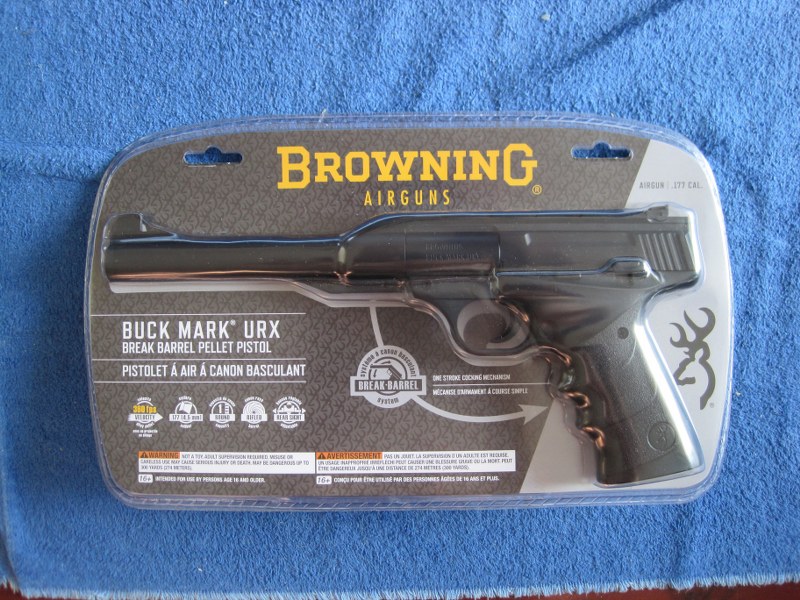 Browning Buck Mark URX Pellet Pistol