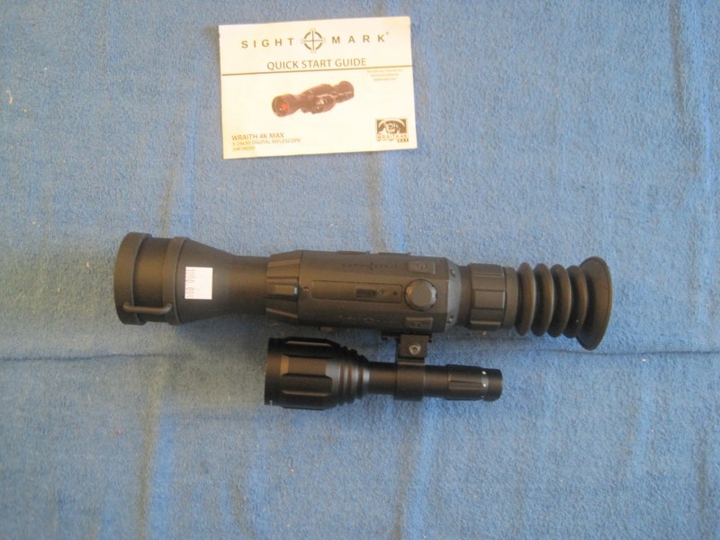 Sightmark Wraith 4K 3-24×50 w/ IR Digital Night Vision Riflescope.