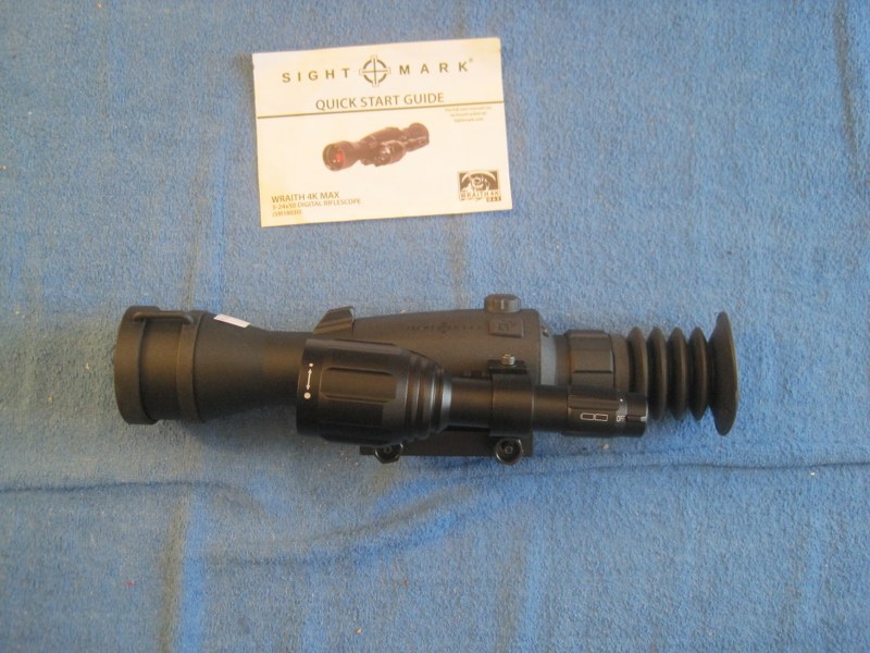 Sightmark Wraith 4K 3-24×50 w/ IR Digital Night Vision Riflescope.