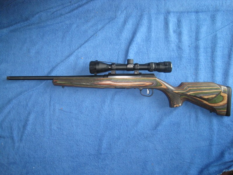 Savage B22 BNS-SR .22LR Package