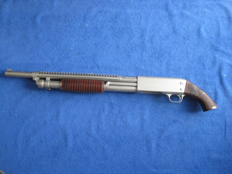 Panzer Arms Model PA37 12 GA. pump-action shotgun.