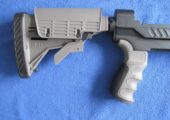 SKS Aluminum chassis and AR-15 ATI stock.
