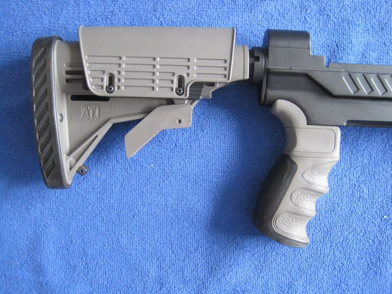 SKS Aluminum chassis and AR-15 ATI stock.