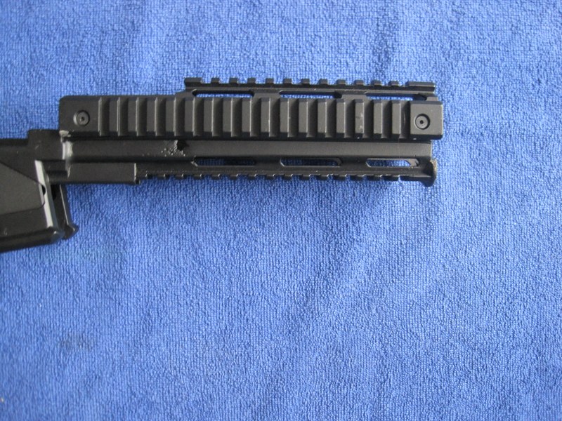 SKS Aluminum chassis and AR-15 ATI stock.