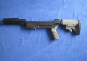 SKS Aluminum chassis and AR-15 ATI stock.