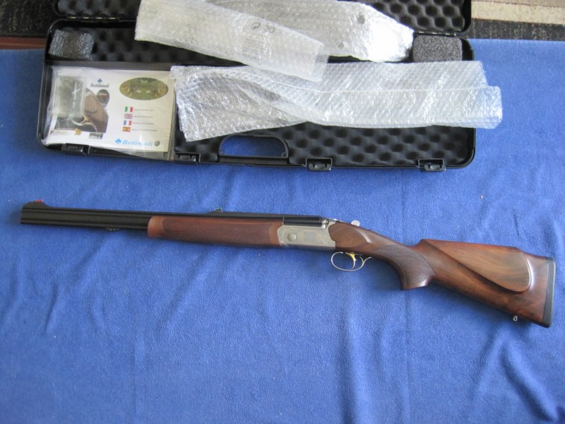 Bettinsoli Over/Under Double Express Rifle 30-06.