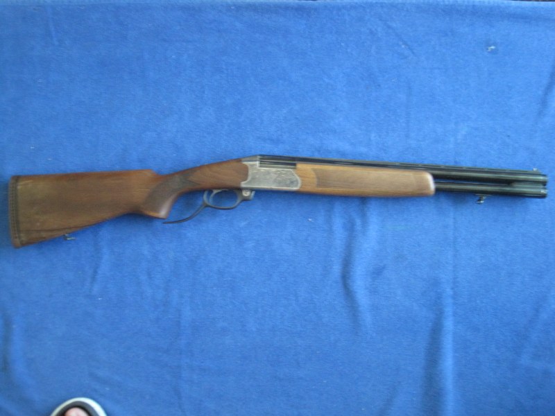 Angelo Zoli Apache 12 GA. Lever Action Over/Under shotgun.