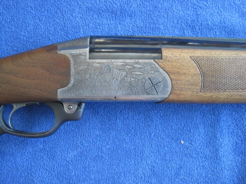 Angelo Zoli Apache 12 GA. Lever Action Over/Under shotgun.