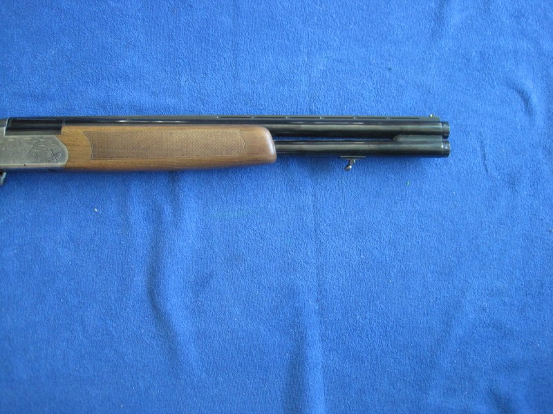 Angelo Zoli Apache 12 GA. Lever Action Over/Under shotgun.