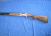 Angelo Zoli Apache 12 GA. Lever Action Over/Under shotgun.