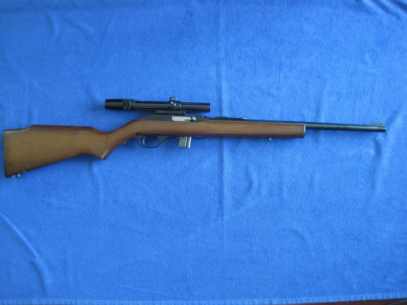 Marlin Model 70HC .22 LR semi-automatic rifle.