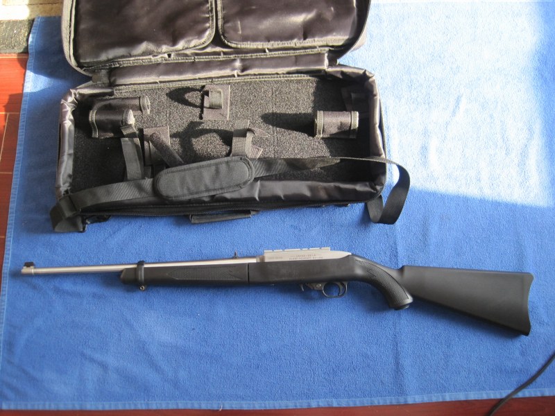 Ruger 10/22 22LR Takedown Stainless Semi-Auto Rifle.