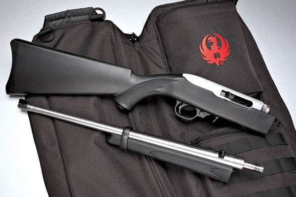Ruger 10/22 22LR Takedown Stainless Semi-Auto Rifle.